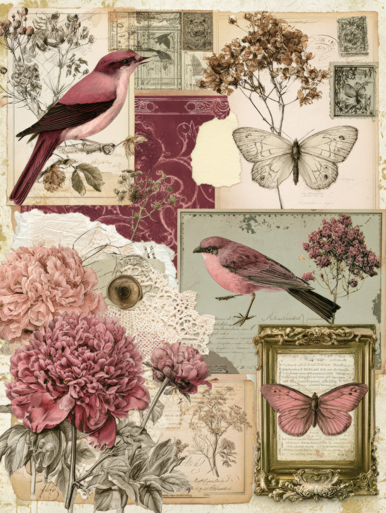 Junk journal page