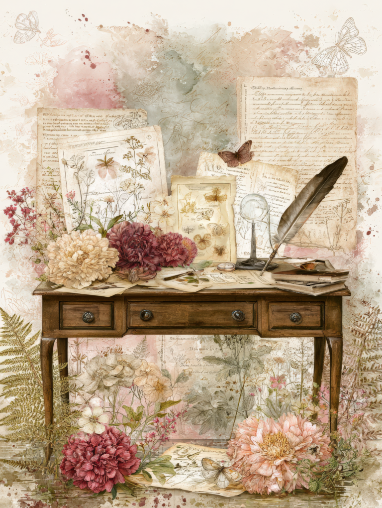 Junk journal page