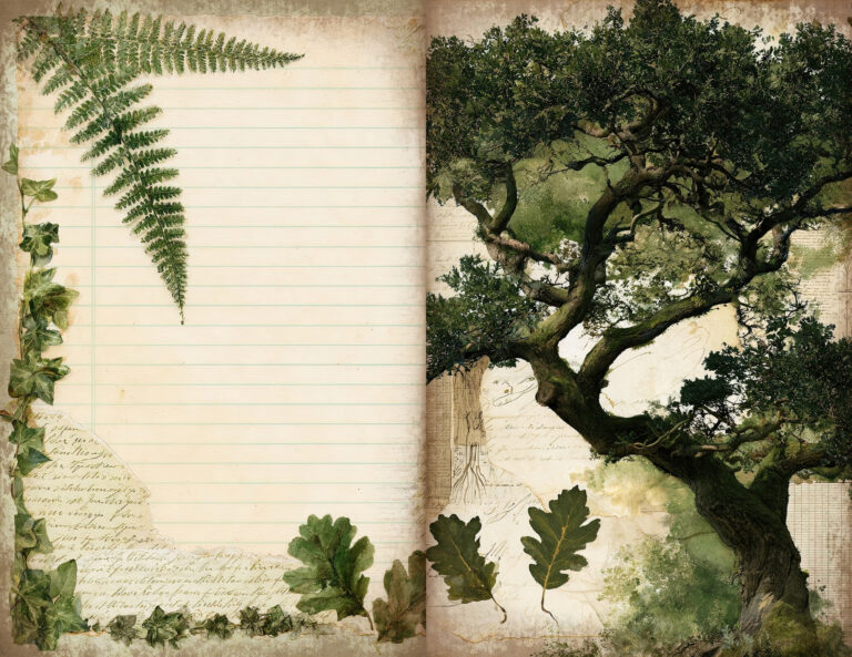 Junk journal page