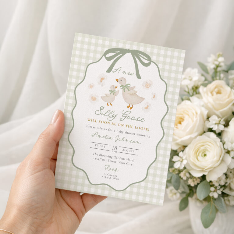 Editable invitation template